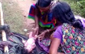 With no road to reach hospital, Andhra woman gives birth on dirt path